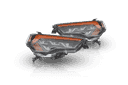 2014-2023 Toyota 4Runner Sol Series Headlights - Glossy Black Clear-3