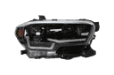 2016-2023 Toyota Tacoma Rogue Series Headlights - Glossy Black Clear-1