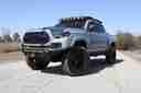 2016-2023 Toyota Tacoma Rogue Series Headlights - Glossy Black Clear-2