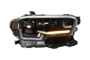 2016-2023 Toyota Tacoma Rogue Series Headlights - Glossy Black Clear-9