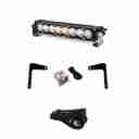 Can-Am X3 Shock Mount Kit w/10 Inch S8 Light Bar Clear Baja Designs-1