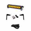 Can-Am X3 Shock Mount Kit w/10in S8 Light Bar Baja Amber Baja Designs-1