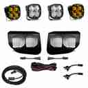 Ford Super Duty (20-22) Fog Lights Dual FPK Baja Amber SAE/Pro DC Baja Designs-1