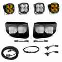 Ford Super Duty (20-22) Fog Lights Dual FPK Baja Amber SAE/Pro DC Baja Designs-2