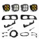 Squadron SAE/Sport Fog Pocket Kit 2023-On Ford F-250/350 Super Duty SAE Fog Baja Amber Upfitter Wiring-1
