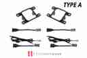 Diode Dynamics - SS3 Ram Horizontal Fog Light Mounting Kit - DD6677P-2