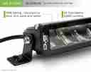 DV8 13-Inch Elite Series LED Light Bar | Single Row - BE13EW45W-4