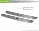 DV8 2018-2024 Jeep JL & 2020-2024 JT Sill Plates | Front - D-JL-180014-SIL2-15
