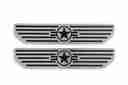 DV8 2018-2024 Jeep JL & 2020-2024 JT Sill Plates "Star Logo" | Rear - D-JL-180014-STR4-5