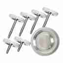 DV8 1997-2006 Jeep TJ Door Surround Knobs | Billet - D-JP-180017-BL-2