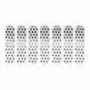 DV8 2007-2018 Jeep JK 7 Piece Grille Inserts | Brushed - D-JP-190008-BRUSH-2