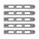 DV8 2007-2018 Jeep JK 4 Door Handle Inserts | 5 pcs | Silver - D-JP-190026-AL-5-2
