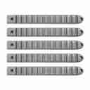 DV8 2007-2018 Jeep JK 4 Door Handle Inserts | 5 pcs | Silver - D-JP-190028-AL-5-2