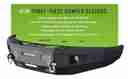 DV8 2017-2020 Ford F-250 / F-350 Steel Front Bumper - FBFF2-03-4