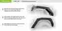 DV8 2020-2024 Jeep Gladiator JT Armor Fender Flares | Front & Rear - FDGL-02-5