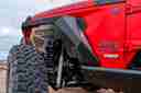 DV8 2020-2024 Jeep Gladiator JT Armor Fender Flares | Front & Rear - FDGL-02-13