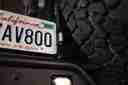 DV8 2021-2024 Ford Bronco Rear License Plate Relocation Bracket - LPBR-03-2