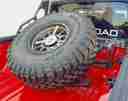 DV8 2020-2024 Jeep Gladiator JT Adjustable Tire Carrier - TCGL-01-4