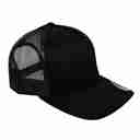 Curved Bill Trucker Hat - Black - One Size-3