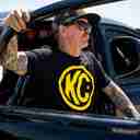 Classic Yellow Logo Tee Shirt - Black-3