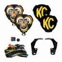 KC HiLITES FLEX ERA 3 - 2-Light System - Ditch Mount - 40W Spot Beam - for 10-24 Toyota 4Runner - 97132-1