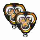 KC HiLITES FLEX ERA 3 - 2-Light System - Ditch Mount - 40W Spot Beam - for 10-24 Toyota 4Runner - 97132-5