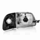 CRYSTAL HEADLIGHT SET; CLEAR LENS-1