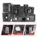 CRYSTAL HEADLIGHTS BLACK HOUSING W/-5