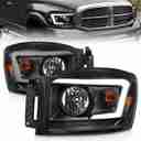 HL RAM 1500/3500 BLACK/CLEAR 06-09-1