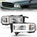 LED CRYSTAL HEADLIGHT; W/ LIGHT BAR-1