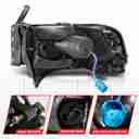 LED CRYSTAL HEADLIGHT; W/ LIGHT BAR-5