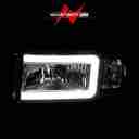 LED CRYSTAL HEADLIGHT; W/ LIGHT BAR-6