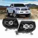 05-08 TACOMA BLK CLEAR HL-3