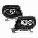 05-08 TACOMA BLK CLEAR HL-5