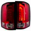LED TAIL LIGHTS RED/CLEAR-1