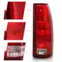 TAIL LIGHT ASSEMBLY; RED/CLEAR LENS-6