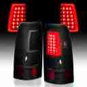 LED TAILLIGHTS PLANK STYLE  BLACK W-4