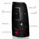 LED TAILLIGHTS PLANK STYLE  BLACK W-7