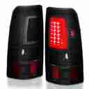LED TAILLIGHTS PLANK STYLE  BLACK W-8