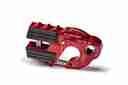 WINCH HOOK W/SHACKLE MOUNT-RED-1