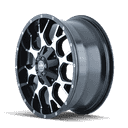 WARRIOR (8015) BLK/MACHINED FACE 20-2
