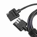 Kuat 4 Pin Flat Rack to Car Wiring Harness - APWHE2-3