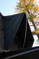 ALUMINUM SHELL POP-UP ROOF TOP TENT - 53" - TAUPE BODY & BLACK RAINFLY - AP001-17