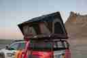 ALUMINUM SIDE OPENING ROOF TOP TENT - 53" - TAUPE BODY & BLACK RAINFLY - AS001-21
