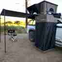 SHOWER TENT - 36"X70" - BLACK & TAUPE BODY - AW007-3