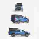 CANOPY CAMPER/ROOF TOP TENT COMBO/2019-2024 Jeep Gladiator 5FT BED - JP001-3