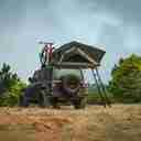 SNAIL SOFT SHELL ROOF TOP TENT - 52" - TAUPE BODY & BLACK RAINFLY - SS001-6