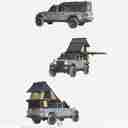 CANOPY CAMPER/ROOF TOP TENT COMBO/2007-2021 TOYOTA TUNDRA 5.5FT BED - TUN001-2