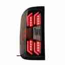 2014-2018 Chevrolet Silverado 1500 / 2015-2019 Silverado 2500HD 3500HD LED Taillights - Gloss Black / Clear-4