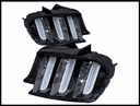 Renegade Euro Style Sequential Tail Lights-Gloss Black / Clear - CTRNG0636-GBC-2